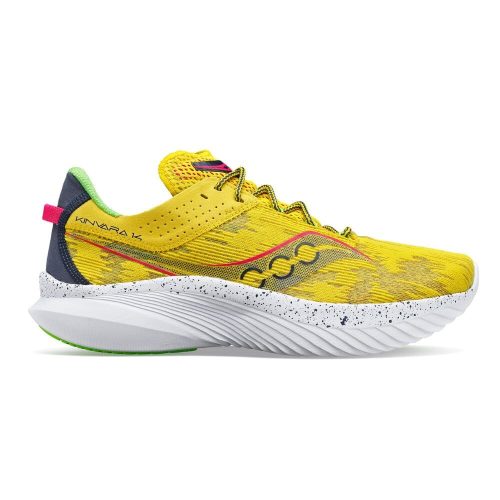 Saucony Women's Kinvara 14 Women's Shoes - BlackToe Running#colour_sulphur-otherworld