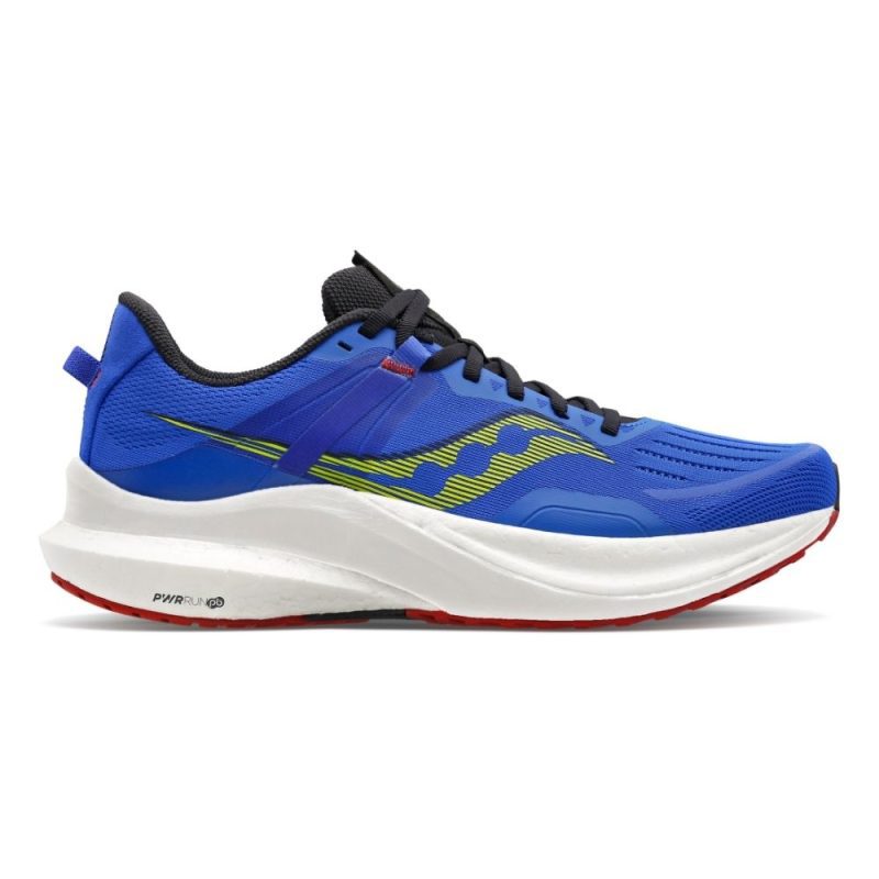 Saucony Men's Tempus - BlackToe Running#colour_blue-raz-acid