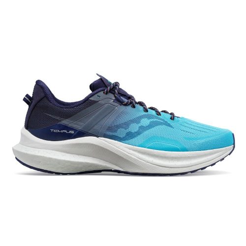 Saucony Men's Tempus - BlackToe Running#colour_blue-night-lite