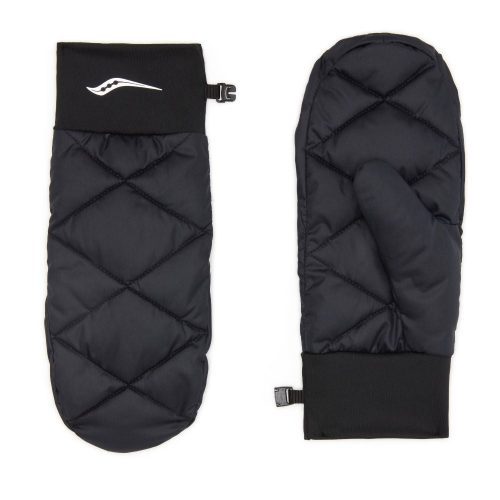 Saucony Boulder Oysterpuff Mitt - BlackToe Running#colour_black