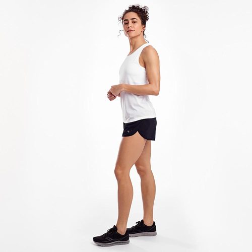 Saucony Women's Stopwatch Singlet - BlackToe Running Inc. - Toronto Running Specialty Store#colour_white