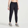 Saucony Women's Boston Woven Cuffed Pant Women's Bottoms - BlackToe Running#colour_black