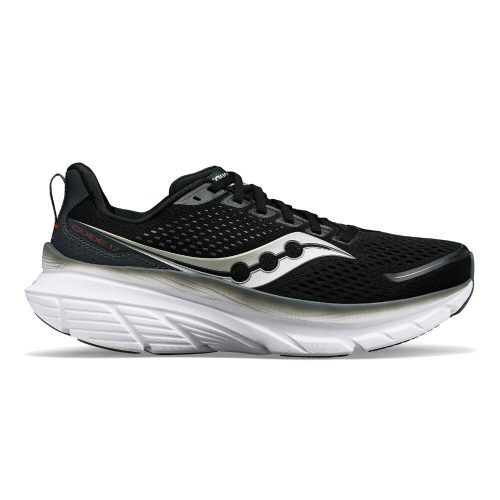 Saucony Men's Guide 17 Men's Shoes - BlackToe Running#colour_black-shadow