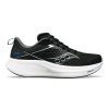 Saucony Women's Ride 17 - Women's Shoes - BlackToe Running#colour_black-white