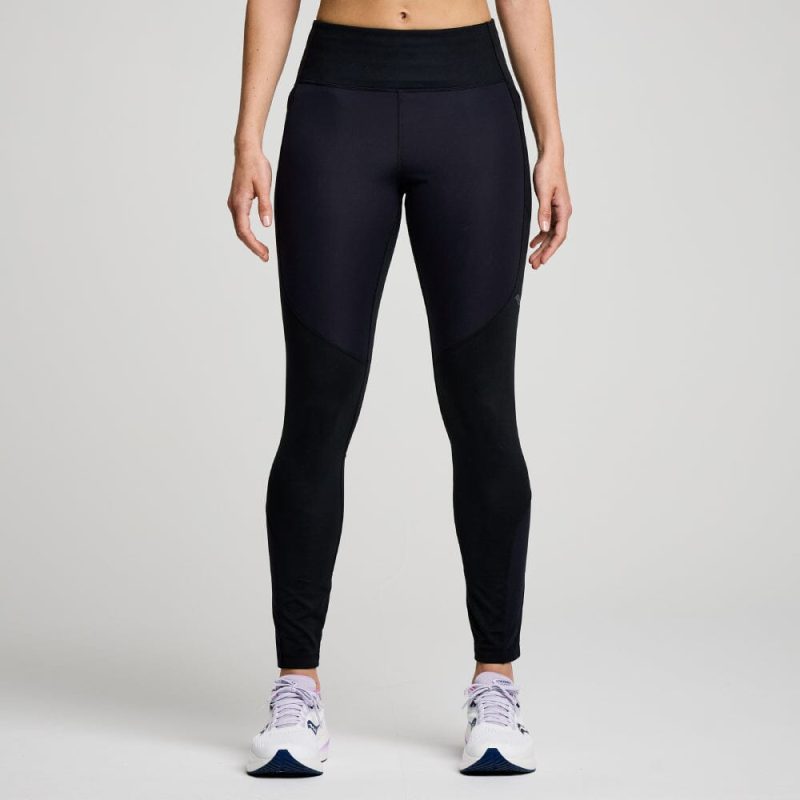 Saucony Women's Runshield Tight - BlackToe Running#colour_black