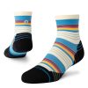 Stance Ralph Quarter Socks - BlackToe Running#colour_blue