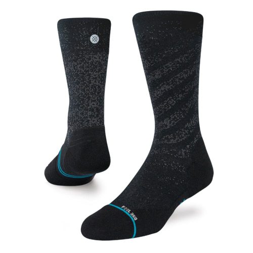 Stance Run Light Crew Socks - BlackToe Running#colour_black