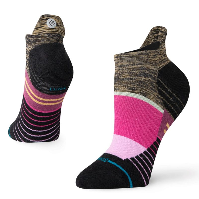 Stance Women's - Run Aptitude Tab - BlackToe Running#colour_magenta