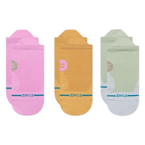 Stance Women's Flexin On Em Tab Socks 3 Pack - BlackToe Running@colour_lilacice