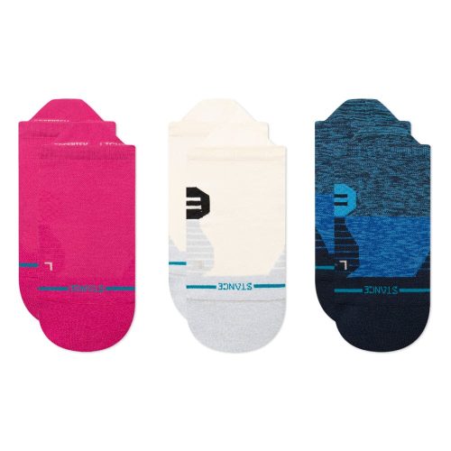 Stance Women's Pick It Up Tab Socks 3 Pack - BlackToe Running#colour_magenta