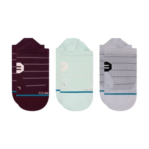 Stance - Run All Set - 3-Pack - BlackToe Running#colour_multi-colour