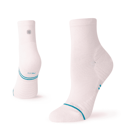 Stance Women's Run - Light Quarter Socks - BlackToe Running#colour_lilac-ice-W348C23WOM