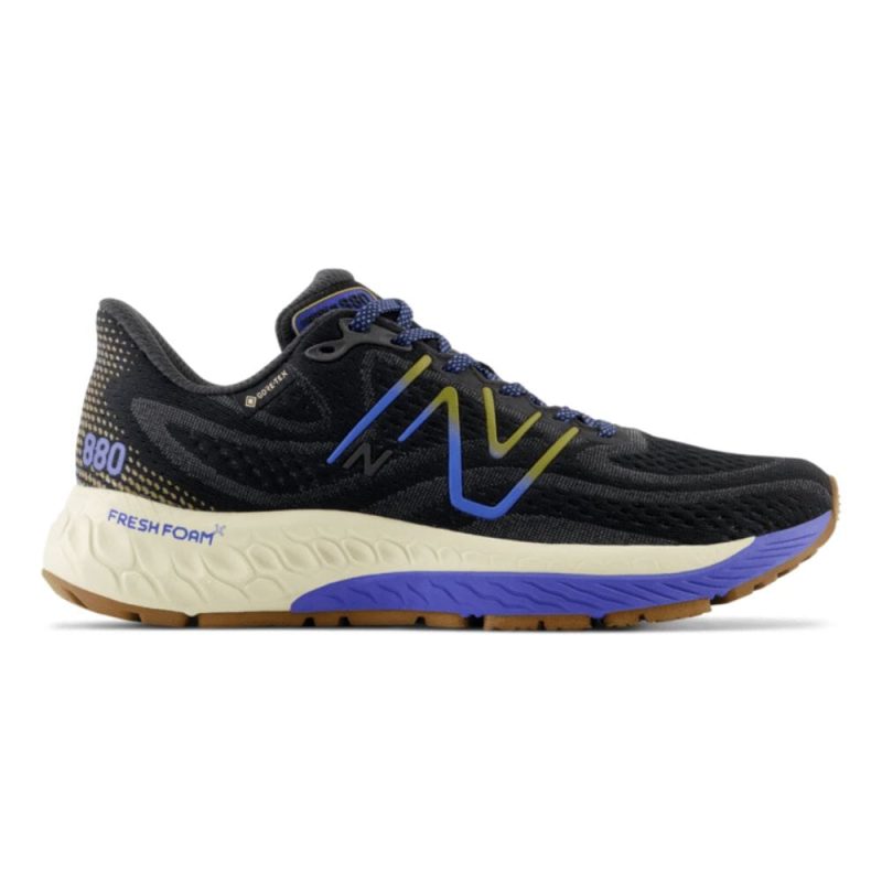 New Balance Women's Fresh Foam X 880v12 Gore-Tex Women's Shoes - BlackToe Running#colour_black-marine-blue