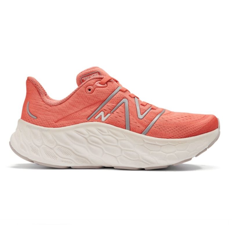 New Balance Women's Fresh Foam X More V4 Women's Shoes - BlackToe Running#colour_gulf-red