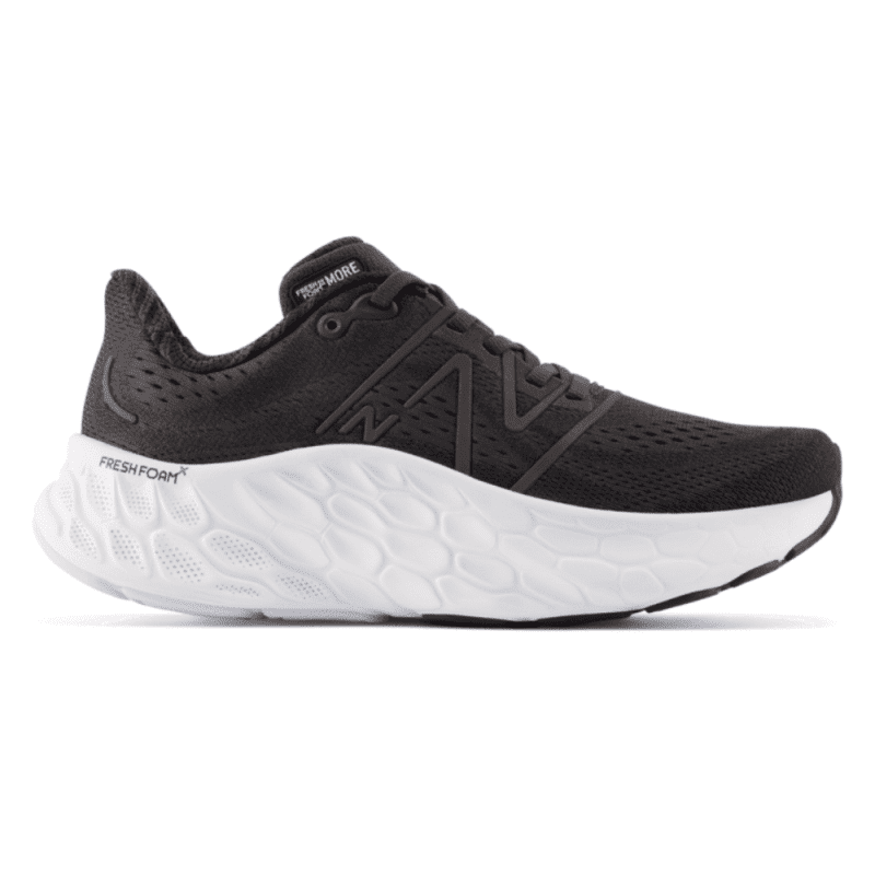 New Balance Women's Fresh Foam X More V4 Women's Shoes - BlackToe Running#colour_black-white