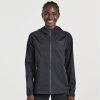 Saucony Women's Boulder Drizzle Jacket Women's Jackets - BlackToe Running#colour_black