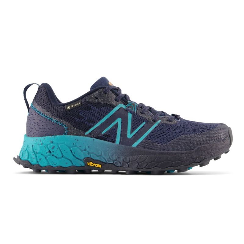 New Balance Women's Fresh Foam X Hierro Trail V7 GTX Women's Shoes - BlackToe Running#colour_natural-indigo