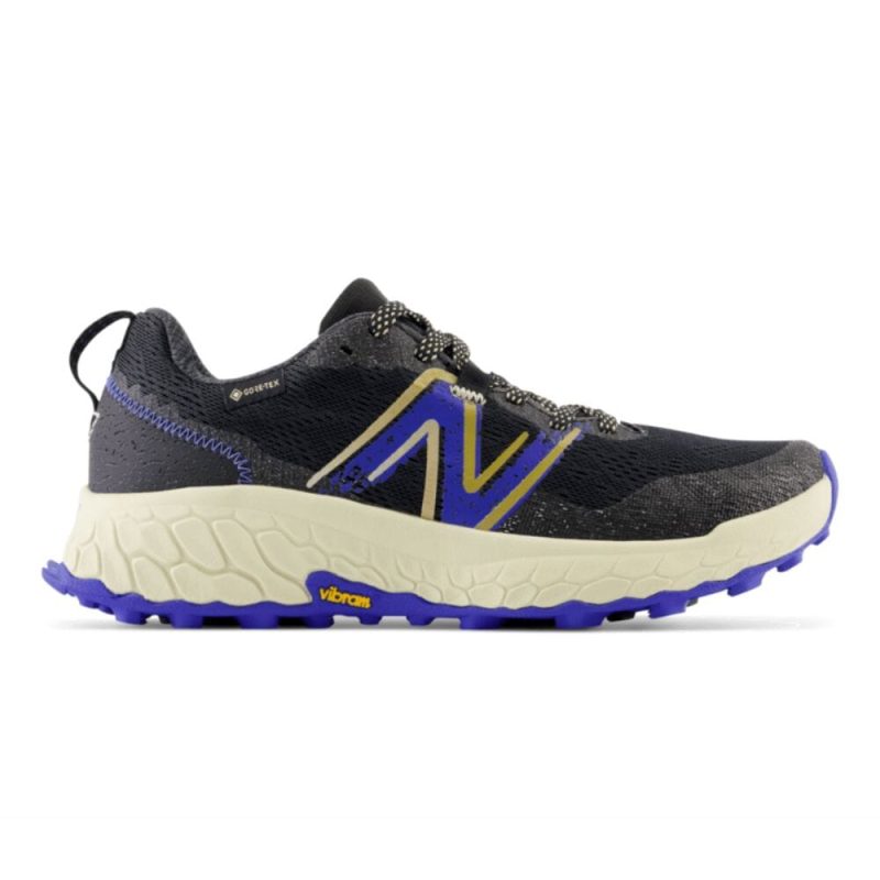 New Balance Women's Fresh Foam X Hierro Trail V7 GTX Women's Shoes - BlackToe Running#colour_black-marine-blue