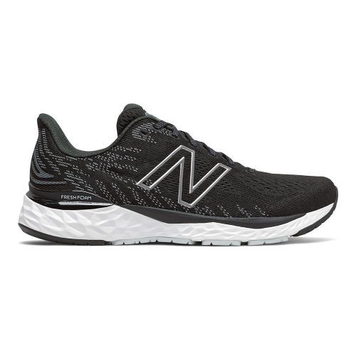 New Balance Women's Fresh Foam 880v11 - WIDE Women's Shoes - BlackToe Running#colour_black-white