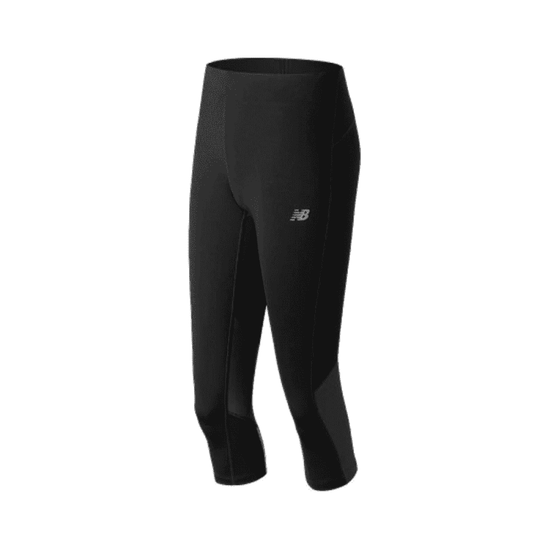 New Balance Women's Impact Capri Women's Tights - BlackToe Running - XS