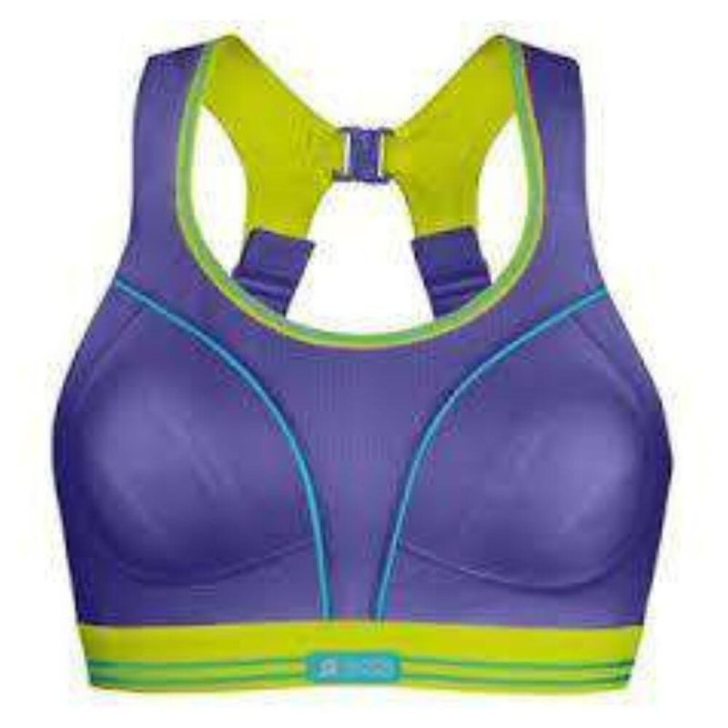 Shock Absorber Ultimate Run Bra Sports Bra - BlackToe Running#colour_waterfall-purple