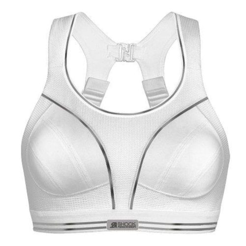 Shock Absorber Ultimate Run Bra Sports Bra - BlackToe Running#colour_white-silver