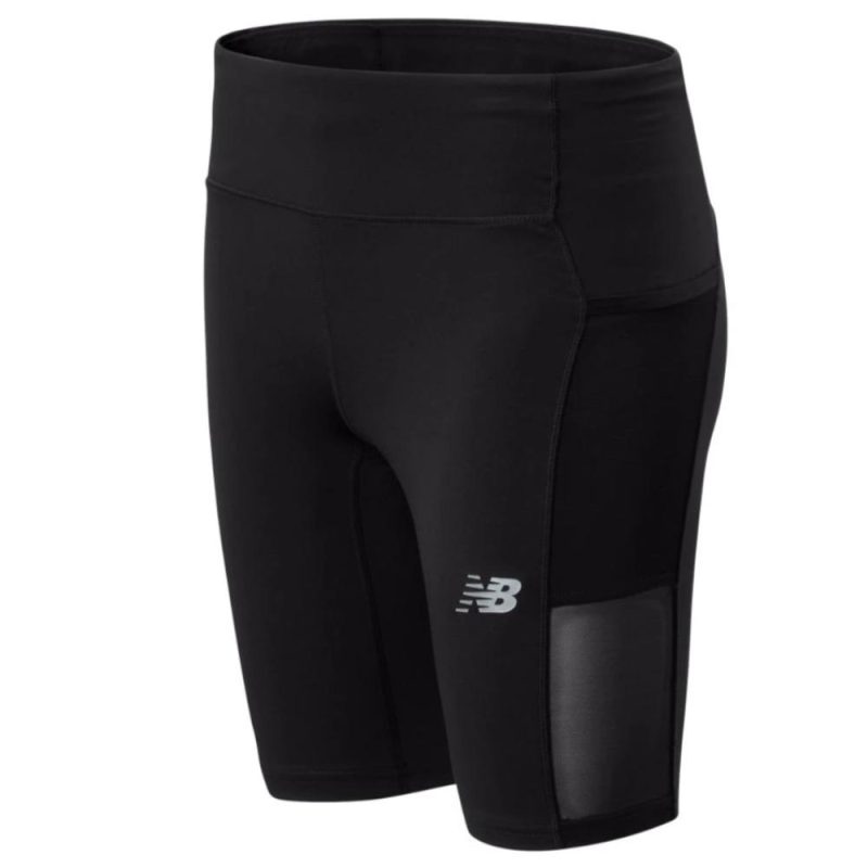 New Balance Women's Impact Run Bike Short Women's Shorts - BlackToe Running - Black